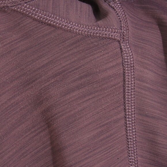 Lululemon Invigorate High-Rise Crop Leggings 23" Heathered Black Currant Purple - Picture 6 of 16